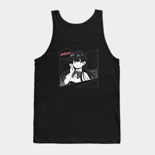 Japanese Anime Peace Sign Tank Top